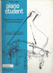 Glover "Piano Student" piano book, level one, used - Picture 1 of 5