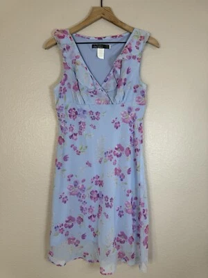 Mini Vestido Vintage Y2K R Wear Rampage de Mervyns Azul Floral Talla 7 Foto 1 de 4