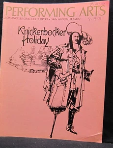 Knickerbocker Holiday (Burt Lancaster) - L.A. Music Center - 1971 - Picture 1 of 4