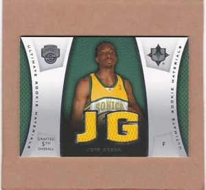2007-08 Ultimate Collection Materials Jeff Green #ULTR-JG Rookie RC EX-NM+ LOOK - Picture 1 of 2
