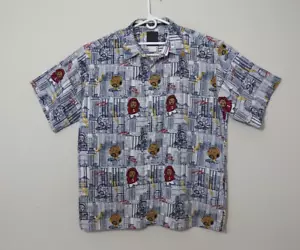 Vintage 90s Y2K Sean John Shirt Button Up XXL Short Sleeve Hip Hop Little Puff - Picture 1 of 7