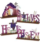 He Is Risen Easter Tabletop Decorations