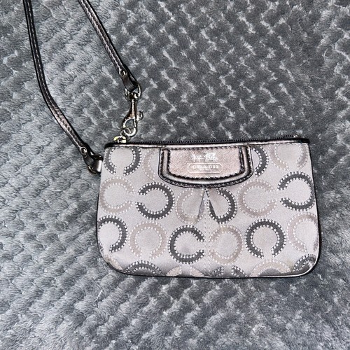 Polso multiplo Coach Madison Dot Op Art C Jacquard grigio argento