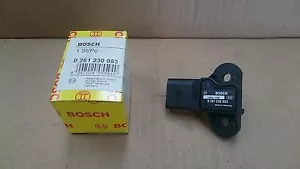 NEW GENUINE BOSCH 0261230053 PRESSURE SENSOR A4 A5 A6 A8 Q3 Q7 R8 036906051C - Picture 1 of 4