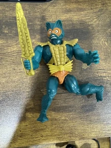1981 Vintage Mattel Original He Man MOTU Mer Man Variante #2 Figur komplett LESEN - Bild 1 von 4