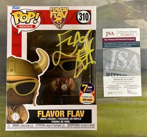 Flavor Flav firmato Funko Pop! Rocks #310 JSA autografo autenticato - Foto 1 di 8