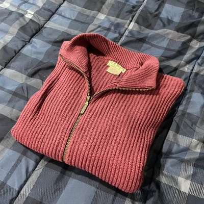 Vintage Mujer L.L. Suéter con cremallera Bean Made in U.S.A. Foto 1 de 4