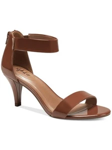 STYLE & COMPANY Womens Brown Paycee Round Toe Cone Heel Heeled Sandal 10 M - Picture 1 of 9