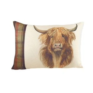 Evans Lichfield Hunter Highland Cow Cushion Cover (RV1999) - Picture 1 of 4