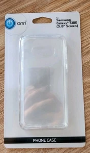 Funda para teléfono Onn Samsung Galaxy S10E 5.8" pantalla delgada transparente con acceso completo - NUEVA - Imagen 1 de 2