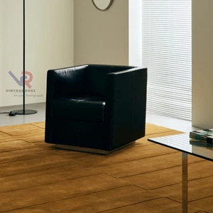 Modern Hand Tufted Wool Area Rug-6x9 Burnt Brown Handmade Carpet for Living Room - Picture 1 of 8