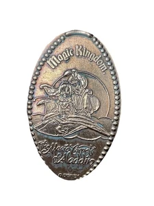 Magic Kingdom Disney Aladdin Magic Carpet Souvenir, Zinc Elongated Pressed Penny - Picture 1 of 4