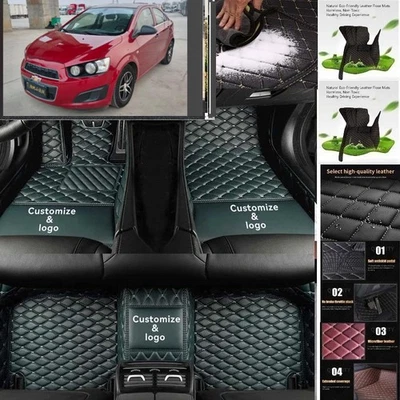 For Chevrolet Sonic Car Floor Mats Luxury Waterproof Pads Liner Auto Rug - Изображение 1 из 4