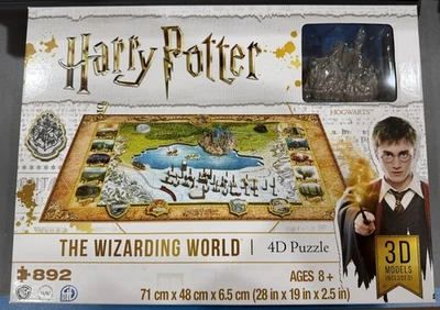 Harry Potter Puzzle 4D "El Mundo Mágico" Modelos 3D 892 Piezas NUEVO/CAJA SELLADA Foto 1 de 2