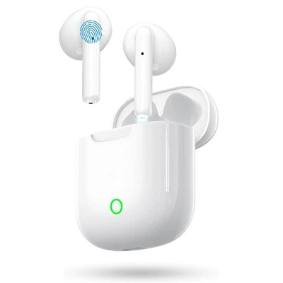 Audífonos Inalámbricos Bluetooth 5.4 Auricolari Blancos per iPhone e Samsung - Immagine 1 di 4