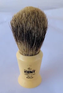 Cepillo de afeitar vintage Kent Badger - Imagen 1 de 5
