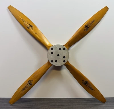 Vintage Large 4 BLADE PROPELLER R/C Airplane Kit 24” Span JZ Zinger - Image 1 of 4