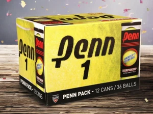 12 latas, 36 pelotas - Penn Championship pelotas de tenis extra resistentes - ENVÍO RÁPIDO - Imagen 1 de 2