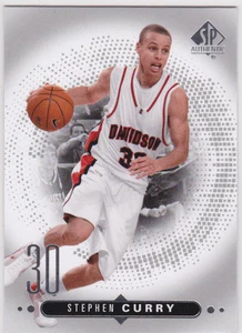 STEPHEN CURRY Upper Deck SP AUTHENTIC Basketball DAVIDSON College Card WARRIORS! - Picture 1 of 2