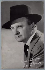 Arcade Card c1940s Les Damon Actor Radio Host NBC CBS Adventures of the Thin Man - Picture 1 of 2