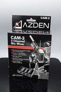 Azden Cam-3 3-Channel Audio Mixer - Picture 1 of 2