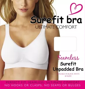3X SEAMLESS COMFORT LEISURE SPORTS TRAINING STRETCH BRA PULL ON VEST BRA S -3XL - Picture 1 of 6
