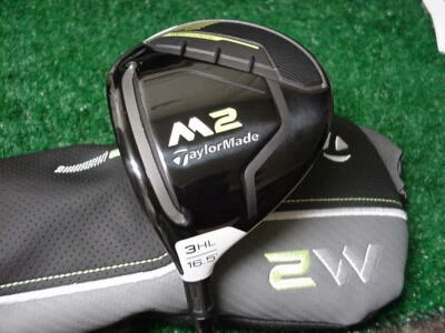 Left Hand New 2017 Taylor Made M2 16.5 degree 3 HL Wood Reax 55 Graphite Regular - Image 1 of 4