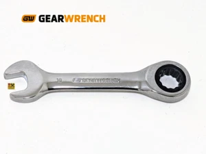 NEW GEARWRENCH STUBBY RATCHETING WRENCH 12 Pt METRIC MM STANDARD INCH PICK SIZE - Picture 1 of 24