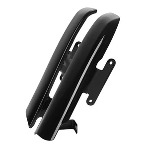 Vivid Black Saddlebag Filler Strips Fits For Harley Electra Glide FLHT 2014-up - Foto 1 di 5