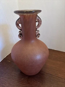 Jarrón de vidrio soplado a mano con textura estilo Seguso Vetri d'Arte Scavo Art - Imagen 1 de 11
