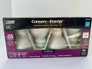 4-Pack Feit R30 Reflector Conserv Energy 65W Energy Star Replacement Light Bulbs - Picture 1 of 9