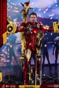 Hot Toys Mms462d22 1/6 Iron Man 2 Mk4 y plataforma versión de lujo Figura de acción InStock - Imagen 1 de 10
