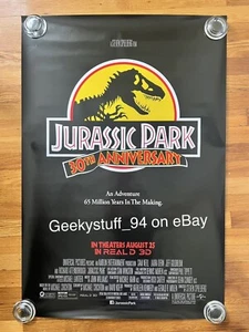 Jurassic Park 30th Anniversary DS Theatrical Movie Poster 27x40 - Picture 1 of 10