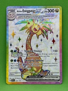 Alolan Exeggutor ex 225/191 - NM - Pokémon Surging Sparks - Ultra Rare - Picture 1 of 3