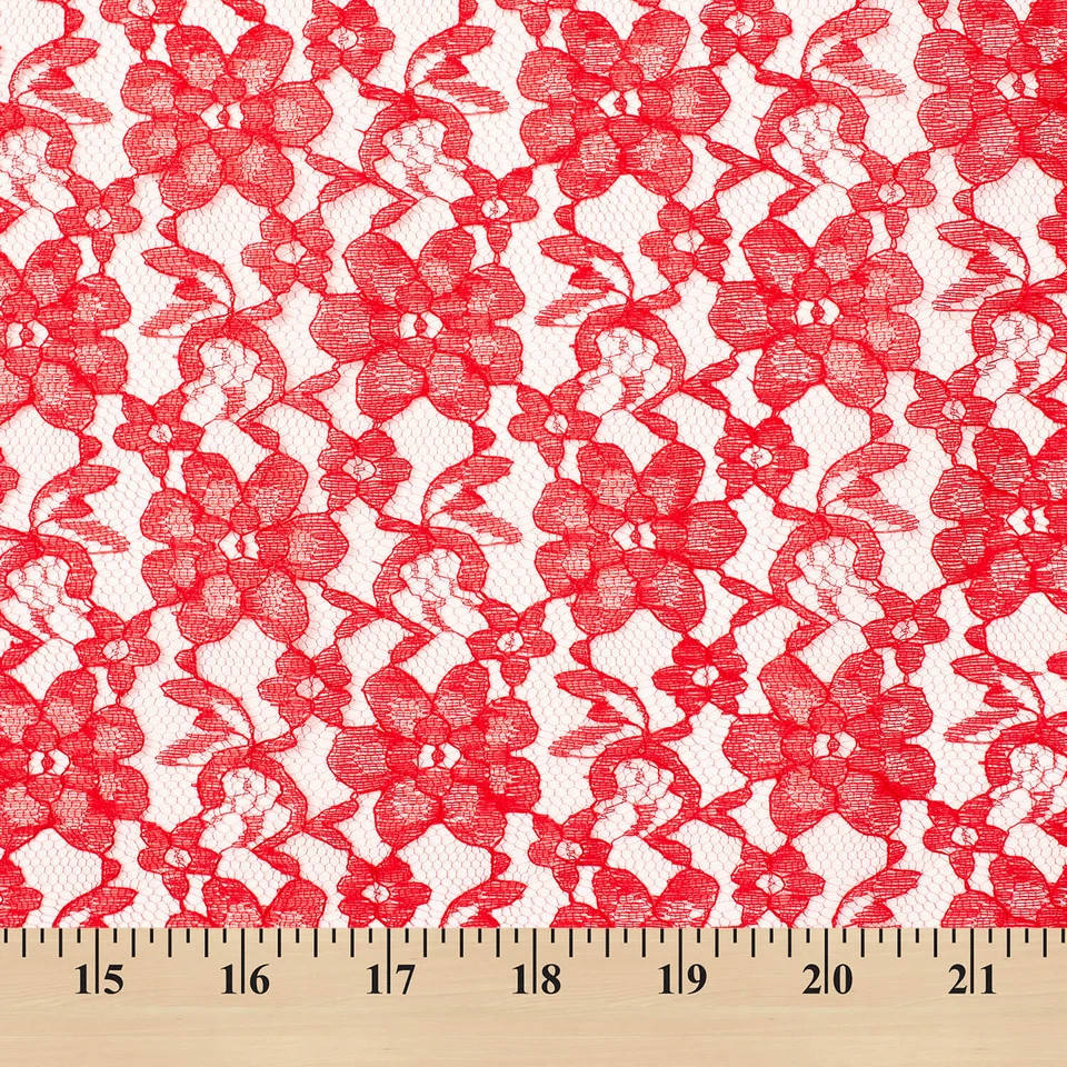 Raschel Lace Fabric FREE SHIPPING 60" Wide Polyester French Floral by the yard - Image 1 of 1