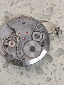 Rado Movement Cal AS 1538 /1539 hand wind Not Work Good balance Used - Picture 1 of 6