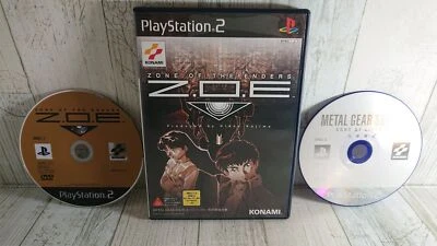PS2 Zone of The Enders Z.O.E & Metal Gear Solid 2 DEMO Disk Japan Version - USED - Image 1 of 4