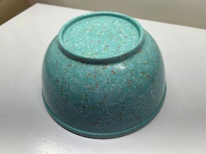 Vintage MIRAMAR of California #9 Mixing Bowl Speckled Confetti Blue Melmac VTG - Picture 1 of 9