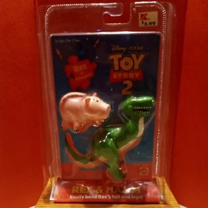 Toy Story 2 Hamm and Bendy Rex  Figures in sealed pack - Picture 1 of 4