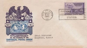 ZAYIX US C42-6 Cachet Craft L W Staehle lt blue & black FDC UPU USFM102023115 - Picture 1 of 2
