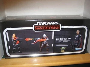 Star Wars Mandalorian El Rescate Set de Cuatro Grogu Soldados Oscuros Moff Gideon NUEVO - Imagen 1 de 1