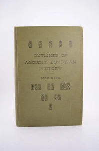 Outlines of Ancient Egyptian history by Mariette, Auguste 1892 - Imagen 1 de 7