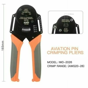 IWD-2026 M23 Connector Crimping Pliers AWG20-26 for Siemens Servo Wire Harness - Picture 1 of 3