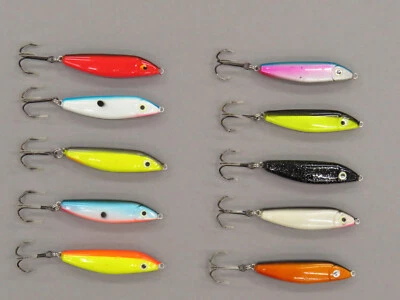 10 Wobbler Set 65mm 20g 10 Farben Wobbler Meerforellenwobbler Meerforellenköder - Bild 1 von 3