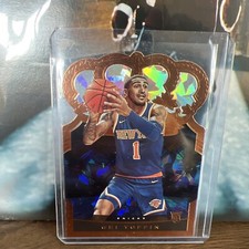 Obi Toppin 2020-21 Panini Crown Royale Bronze Cracked Ice Die Cut RC #92