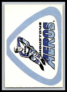1972-73 OPC O-PEE-CHEE WHA TEAM LOGOS HOUSTON AEROS   24906 - Picture 1 of 2