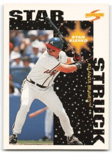 1996 Score #368 Ryan Klesko SS Atlanta Braves B3X