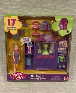 NEW Fashion Polly Hip Stylin' Dressing Room 2001 Polly 17 Fashions Accessories - Picture 1 of 11