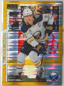 2020-21 O-Pee-Chee Platinum Seismic Gold #8 Jack Eichel 04/50 Buffalo Sabres - Picture 1 of 2