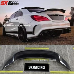Carbon Fiber Rear Trunk Spoiler Wing For Mercedes-Benz C117 W117 CLA45 2013-2019 - Picture 1 of 17